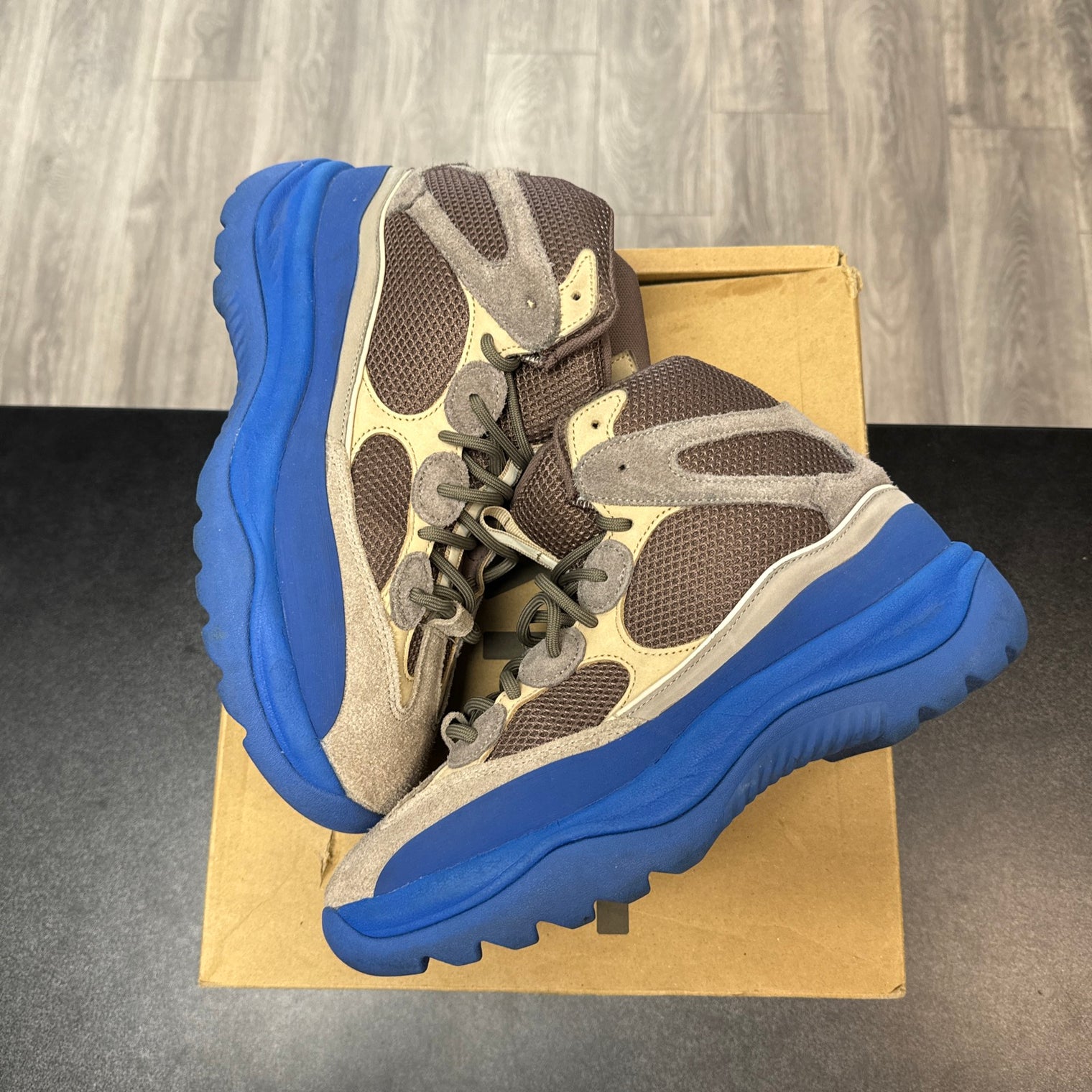 Taupe Blue Yeezy Boot (USED)