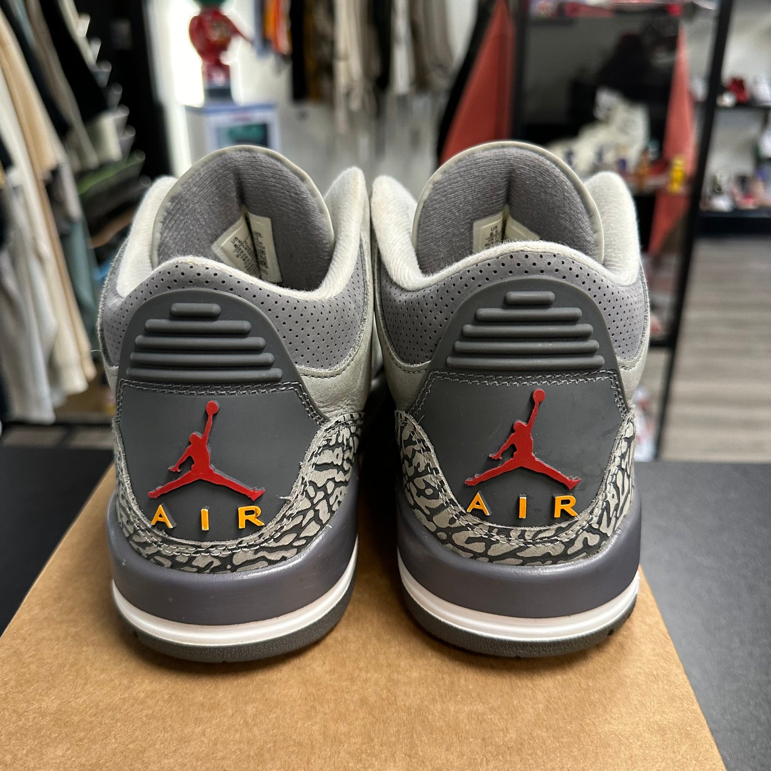 Cool Grey Jordan 3 (USED;NO BOX)