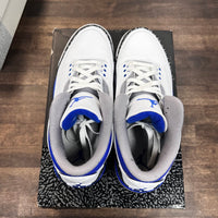 Racer Blue Jordan 3 (USED)