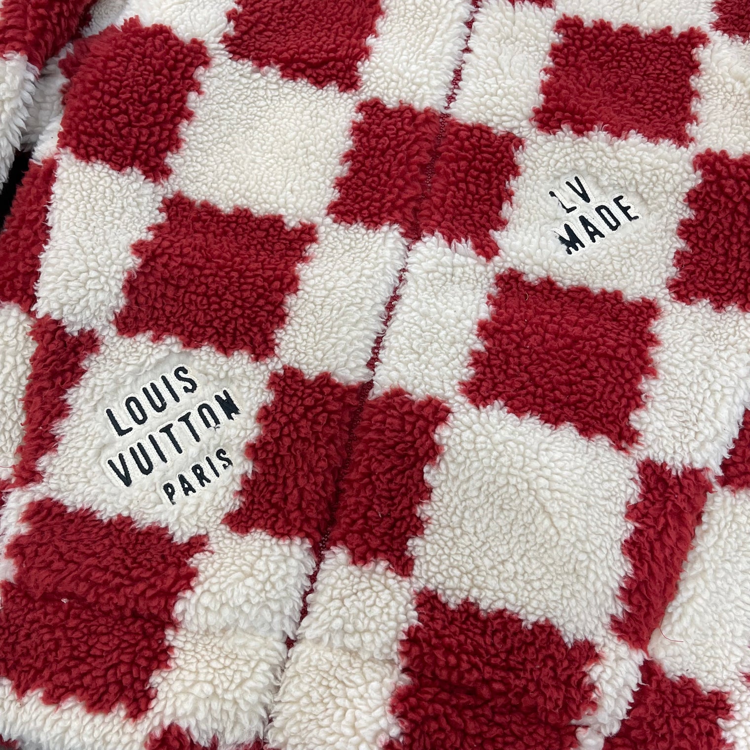 Louis Vuitton Nigo Jacquard Damier Fleece Blouson (Lightly Worn)