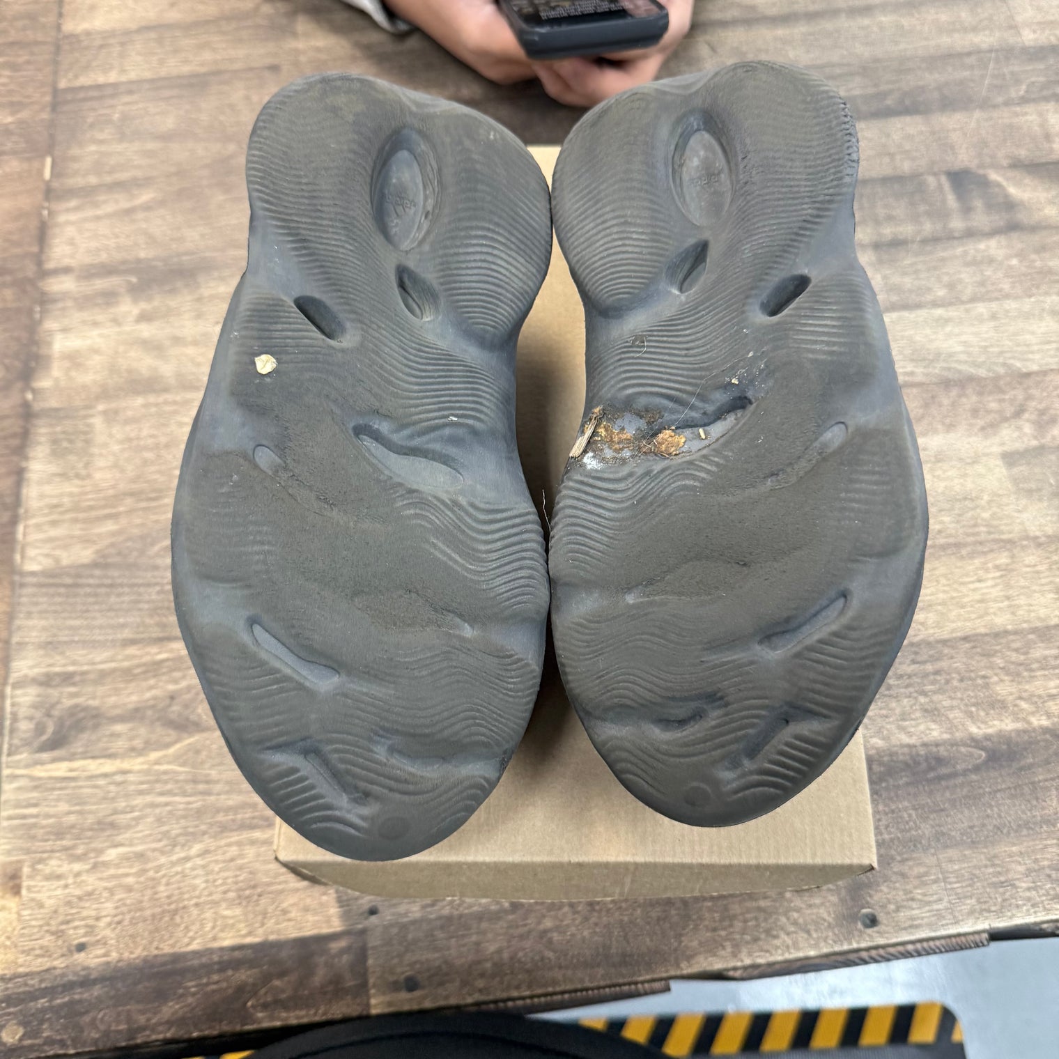 Onyx Yeezy Foam RNNR (USED, No Box)