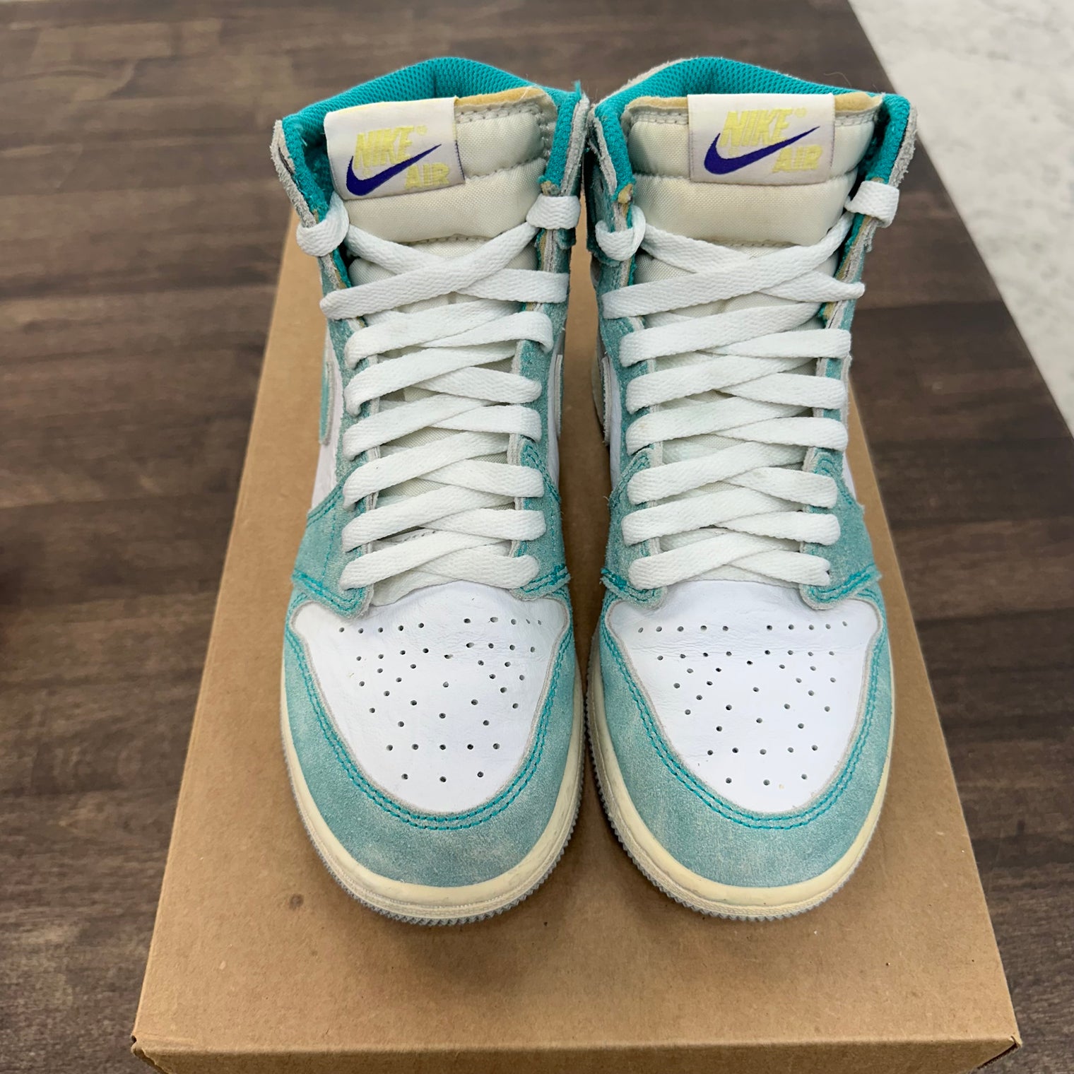 Turbo Green Jordan 1 High (GS) (USED, No Box)