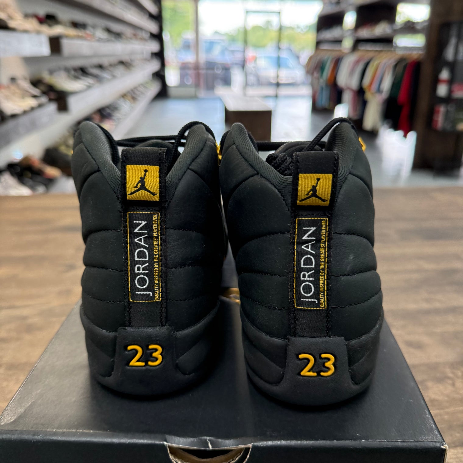 Black Taxi Jordan 12 (GS) (USED)