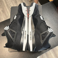 Black Canvas Jordan 4 (USED)