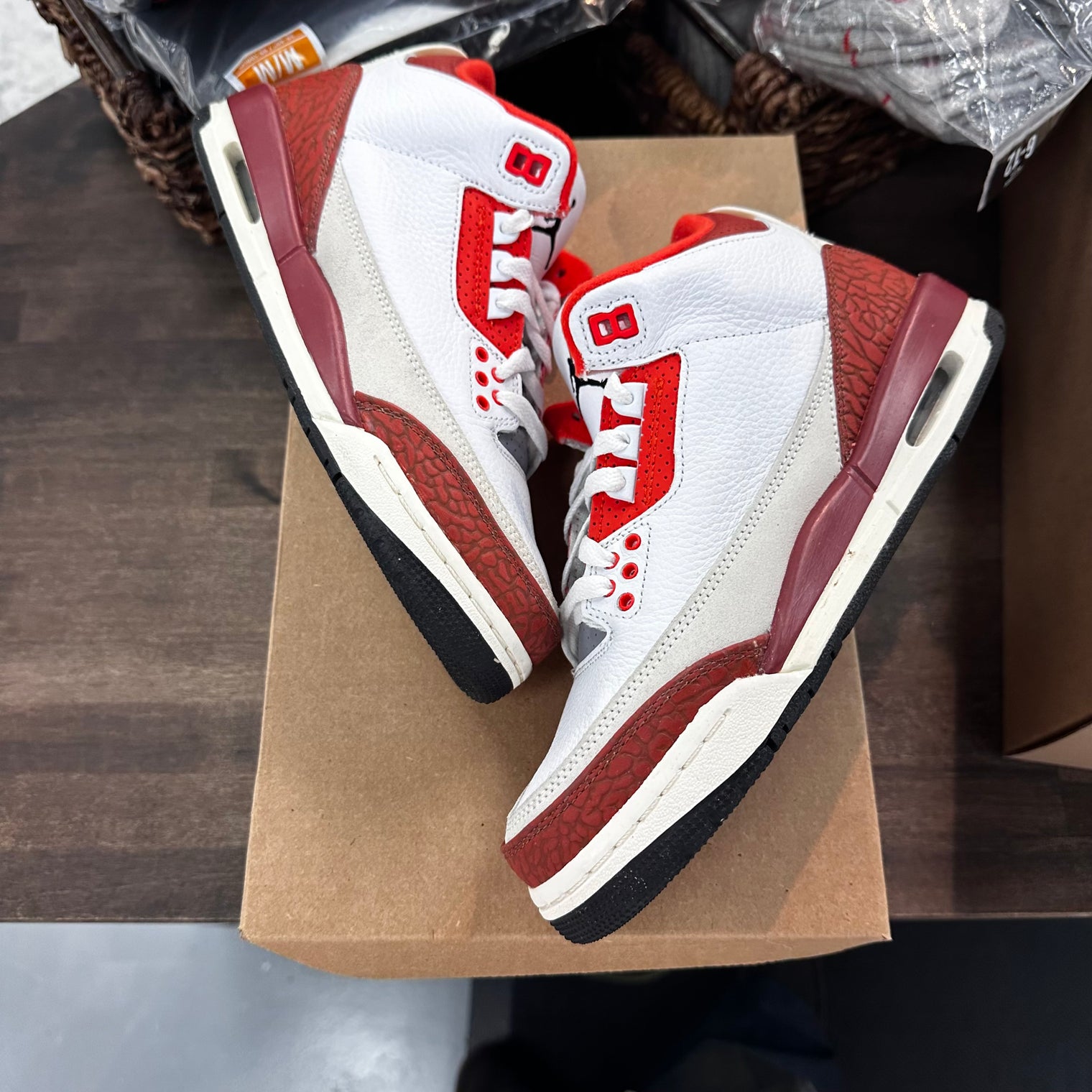 (GS) Mars Stone Jordan 3 (USED,No Box)