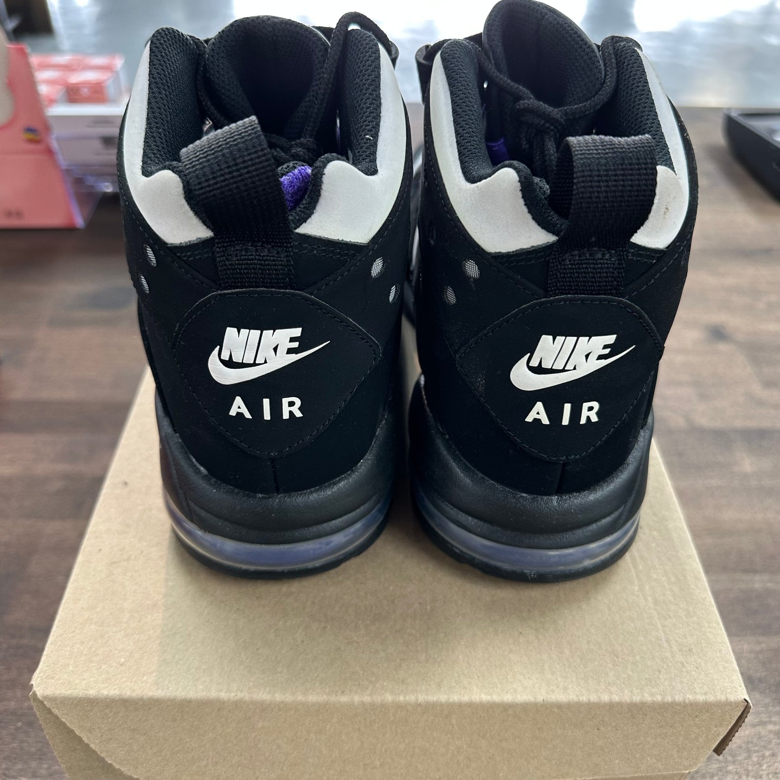 Black White Purple Air Max 2 CB '94 (USED, No Insoles, No Box)