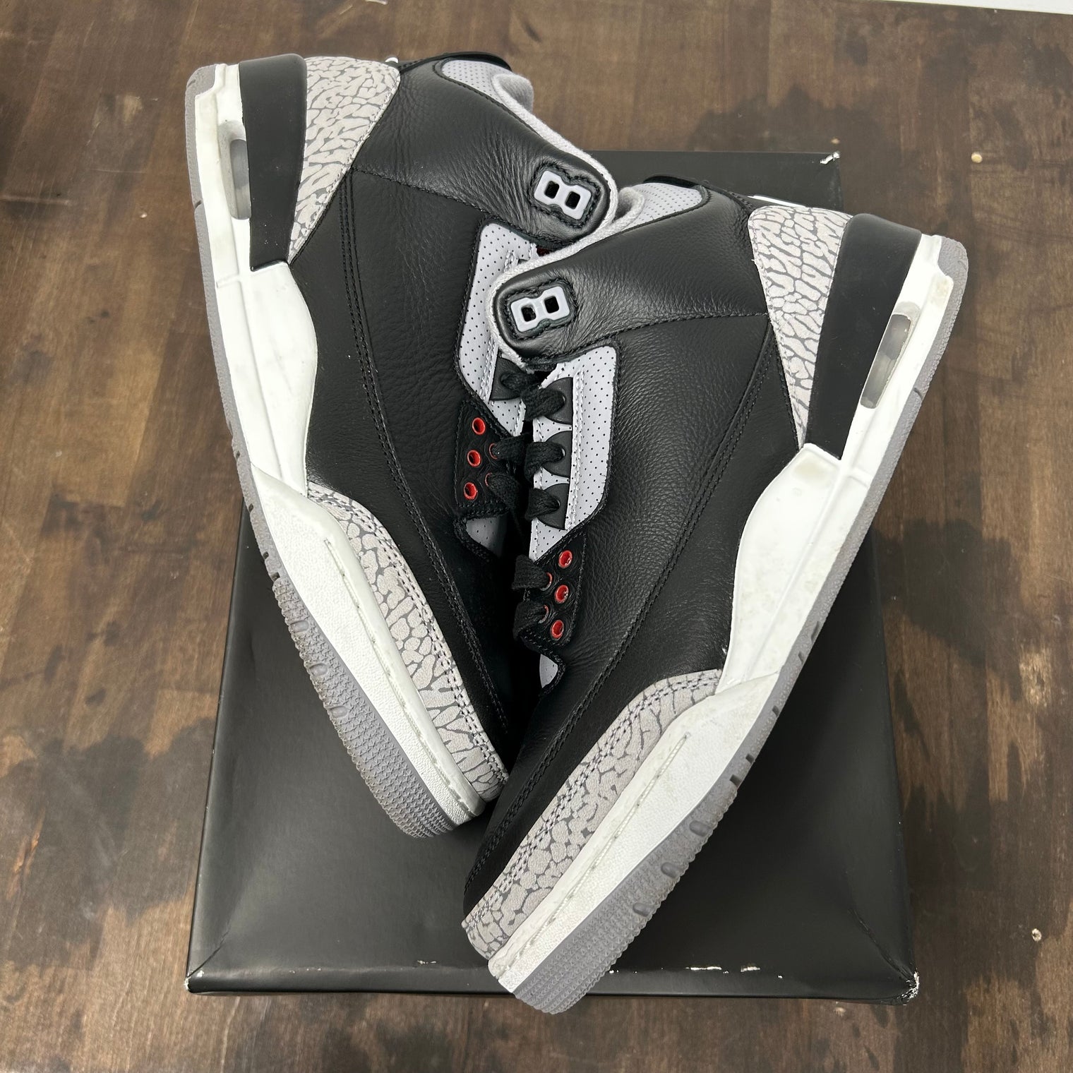 Black Cement Jordan 3 Retro (2024) (USED)