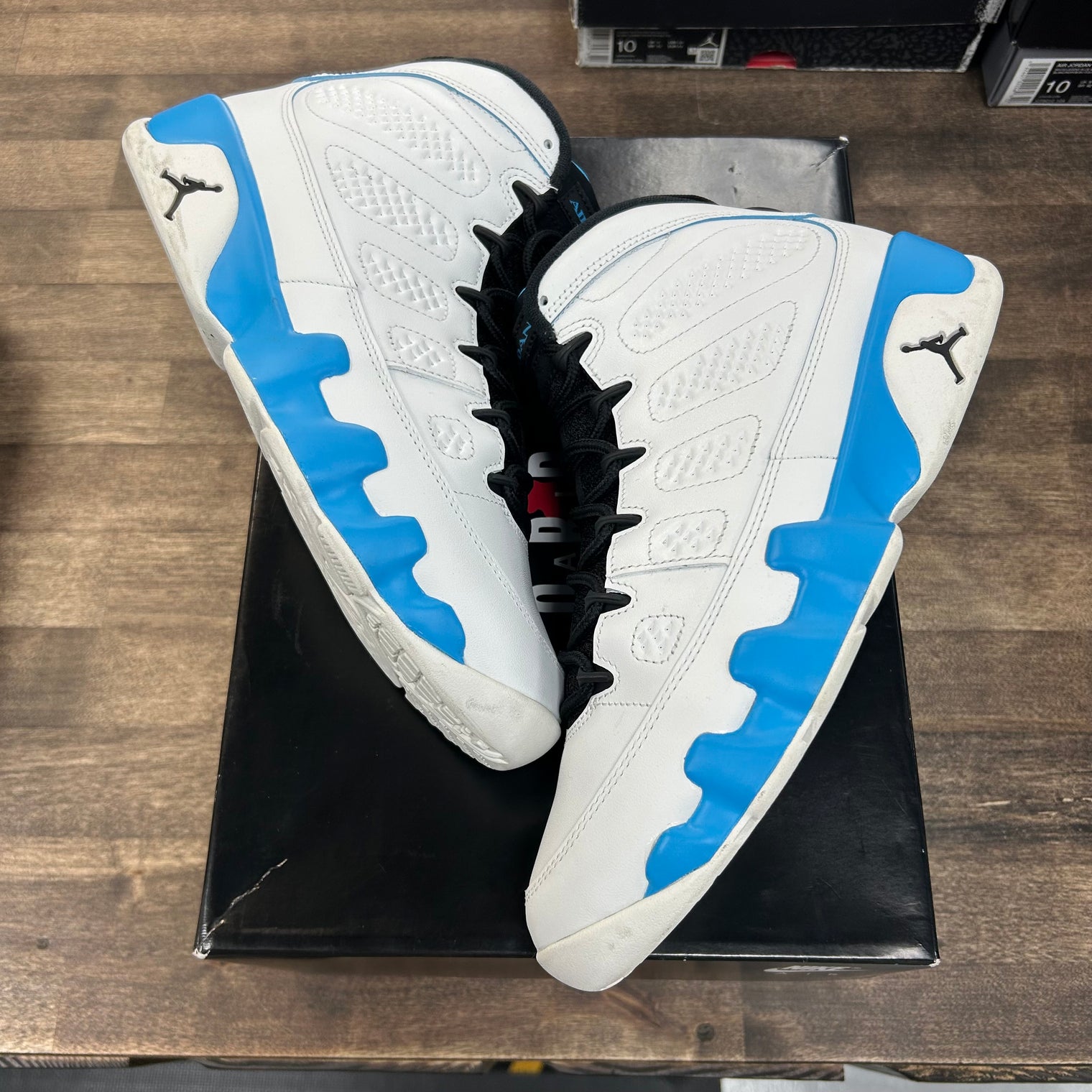 Powder Blue Jordan 9 Retro (USED)