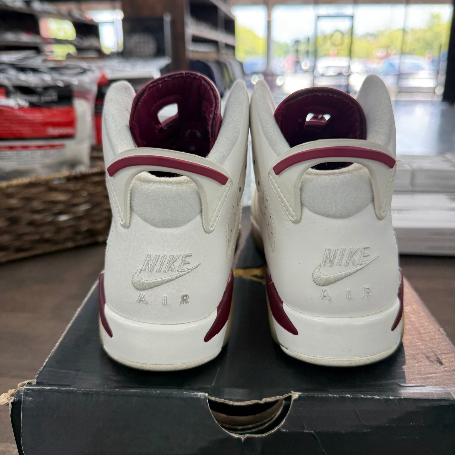 Maroon Jordan 6 (GS) (USED)