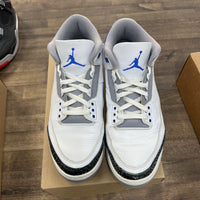 Racer Blue Jordan 3 Retro (USED, No Box)