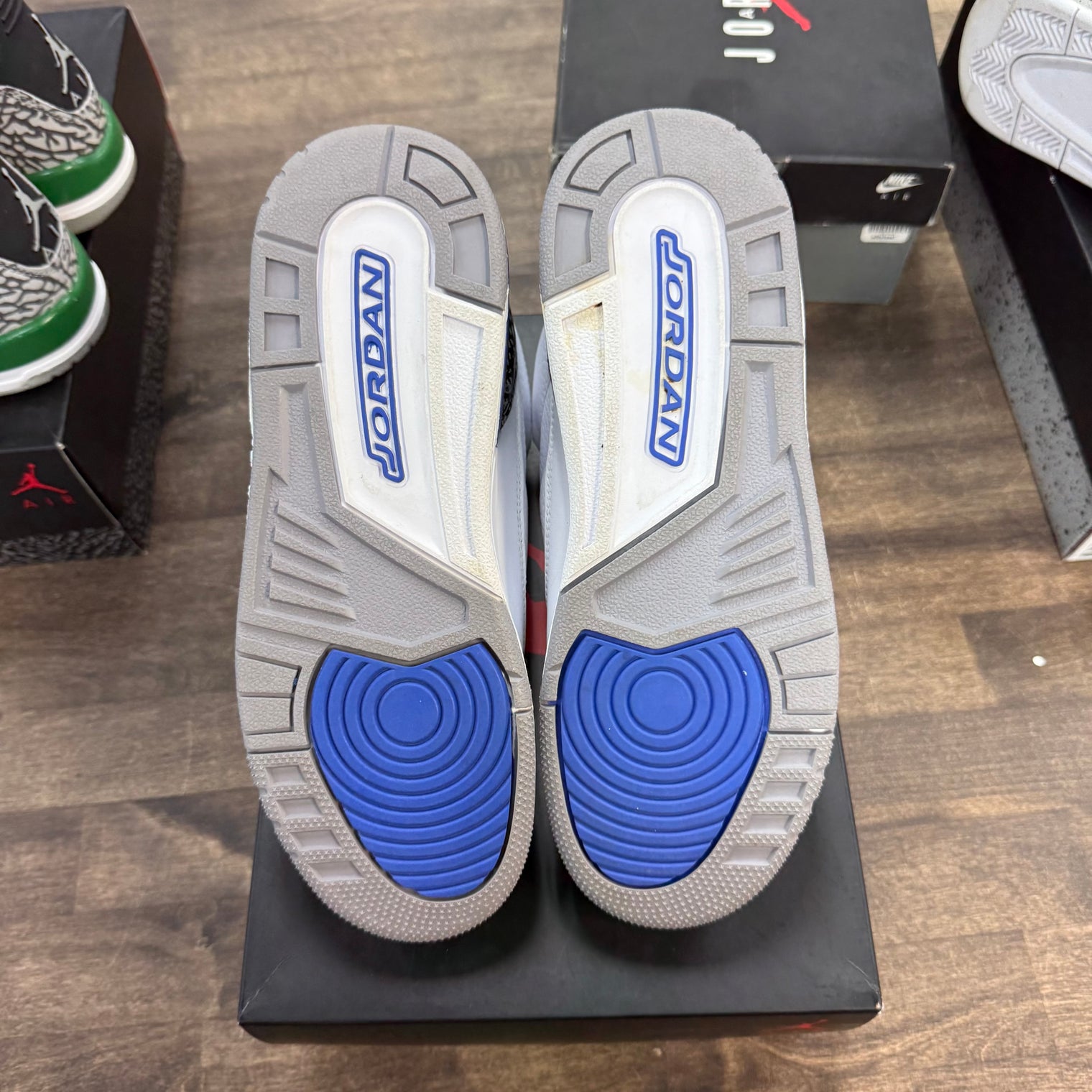 Racer Blue Jordan 3 Retro (GS) (USED)