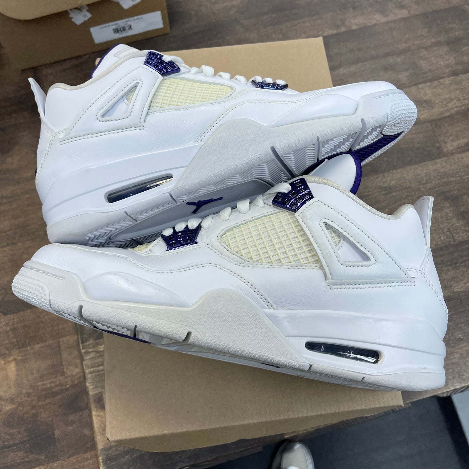 Metallic Purple Jordan 4 (USED,No Box)