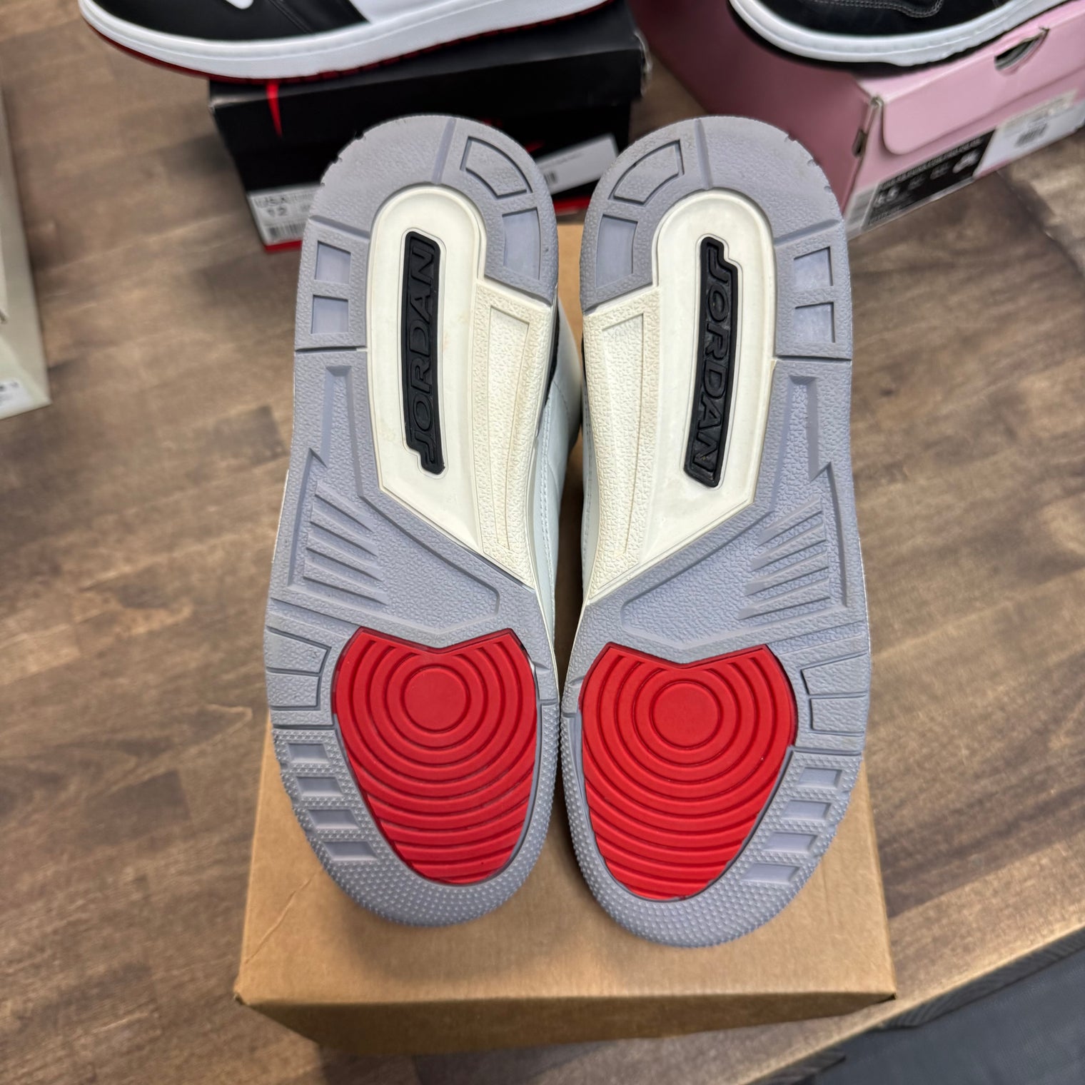 Cement Grey Jordan 3 Retro (GS) (USED, No Box)