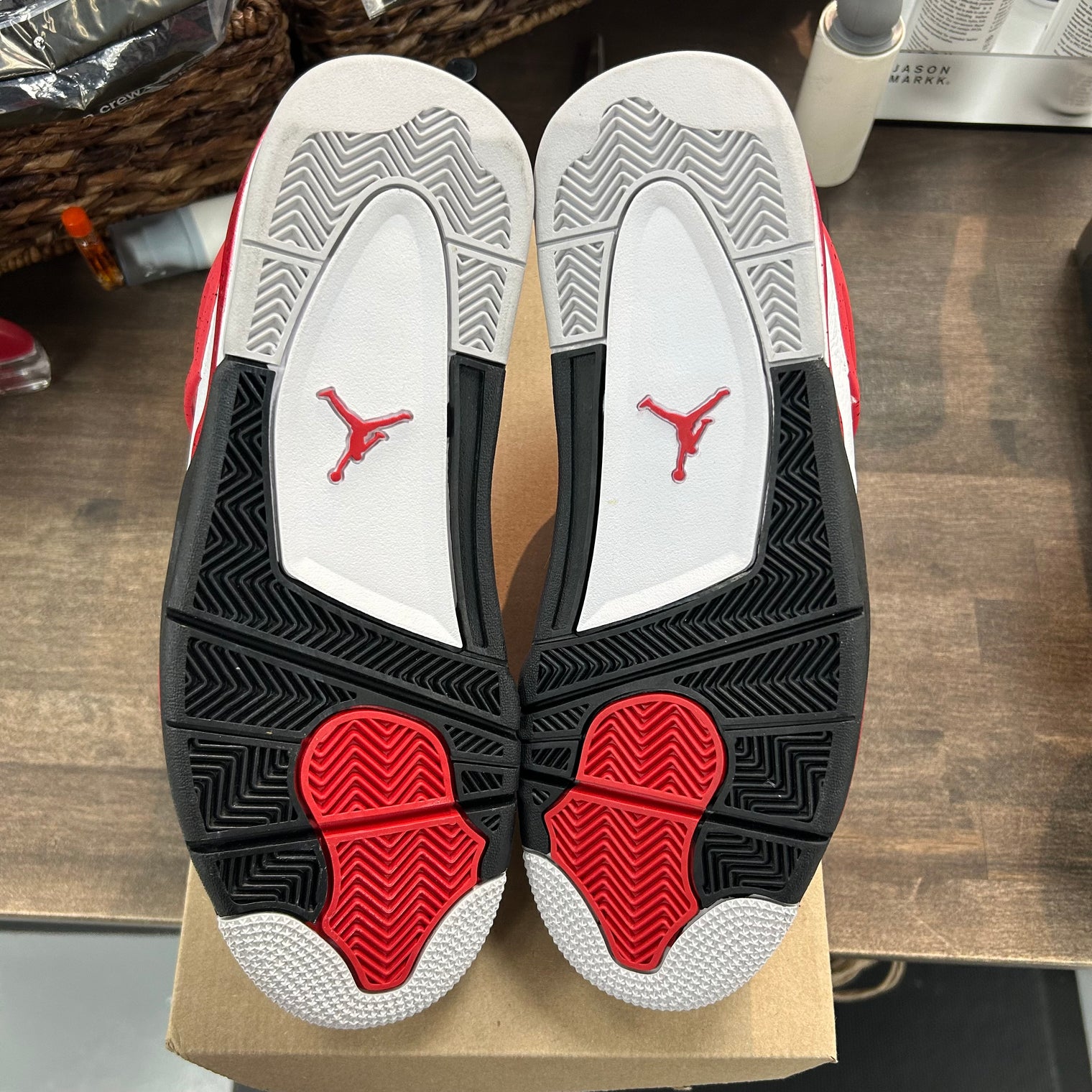Red Cement Jordan 4 Retro (USED, No Box)