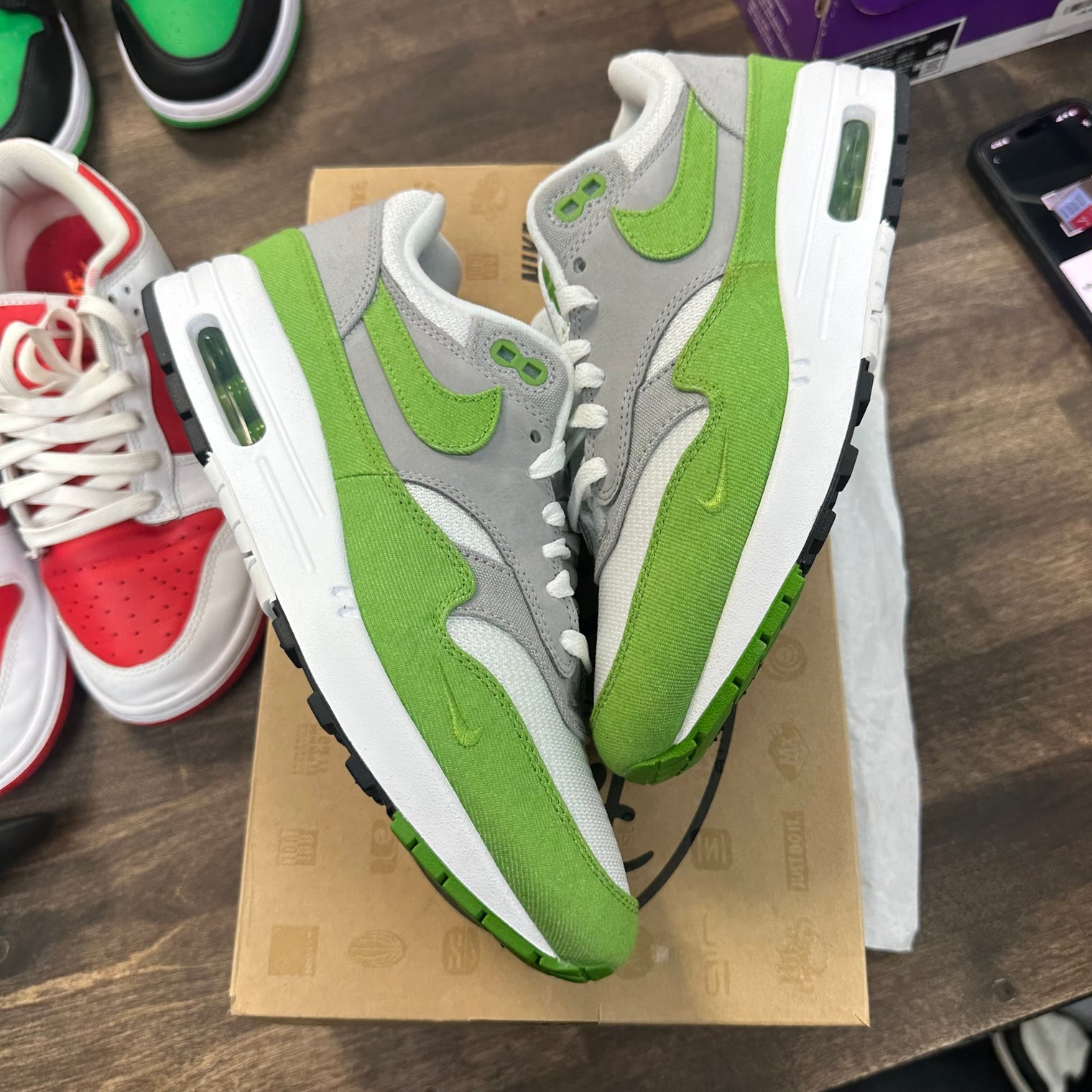 Patta Chlorophyll Air Max 1 (USED)