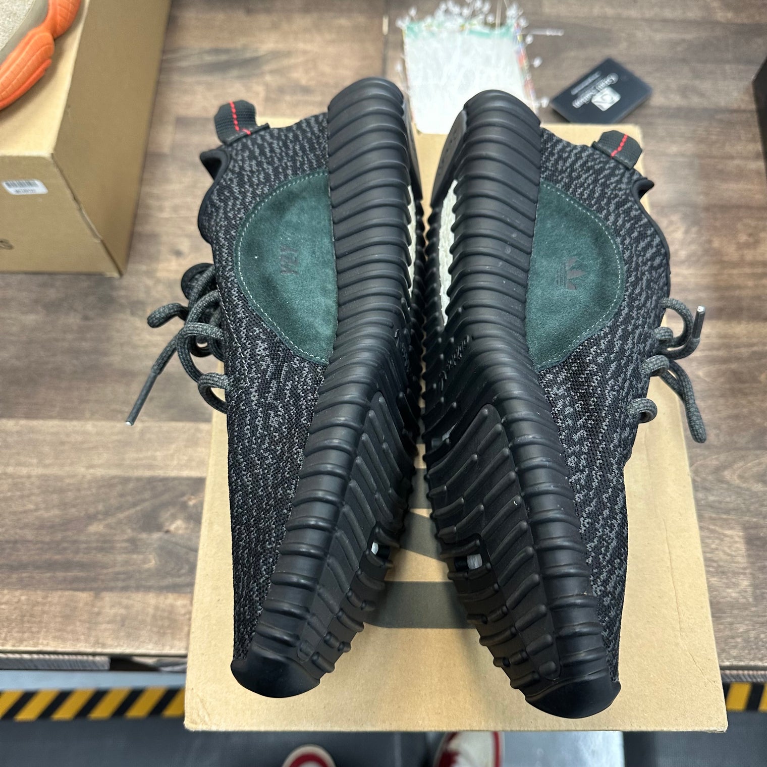 Pirate Black Yeezy 350 (USED,Replacement Box)
