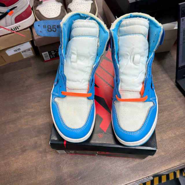 Off-White University Blue Jordan 1 High Retro (USED)