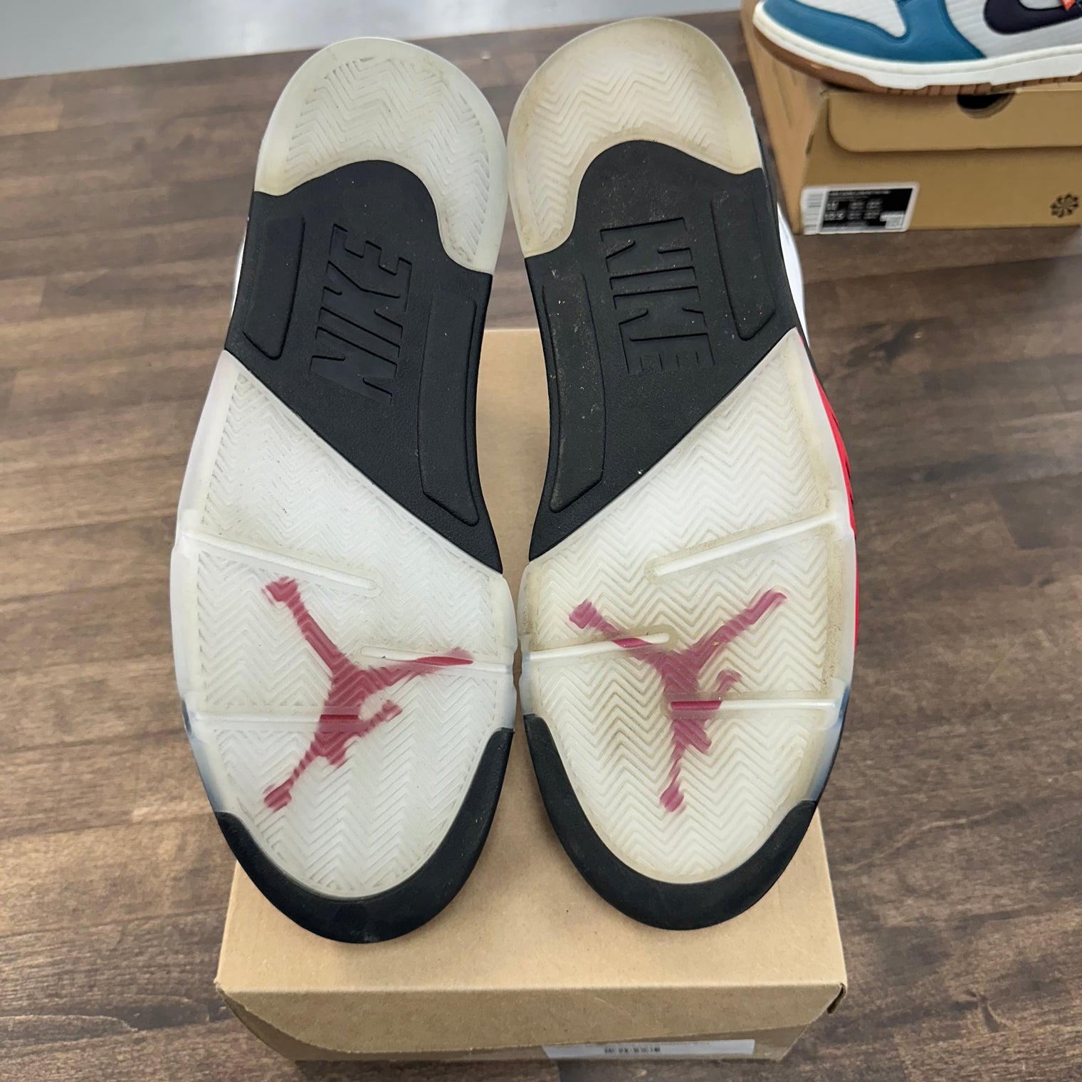 Fire Red Jordan 5 (USED)