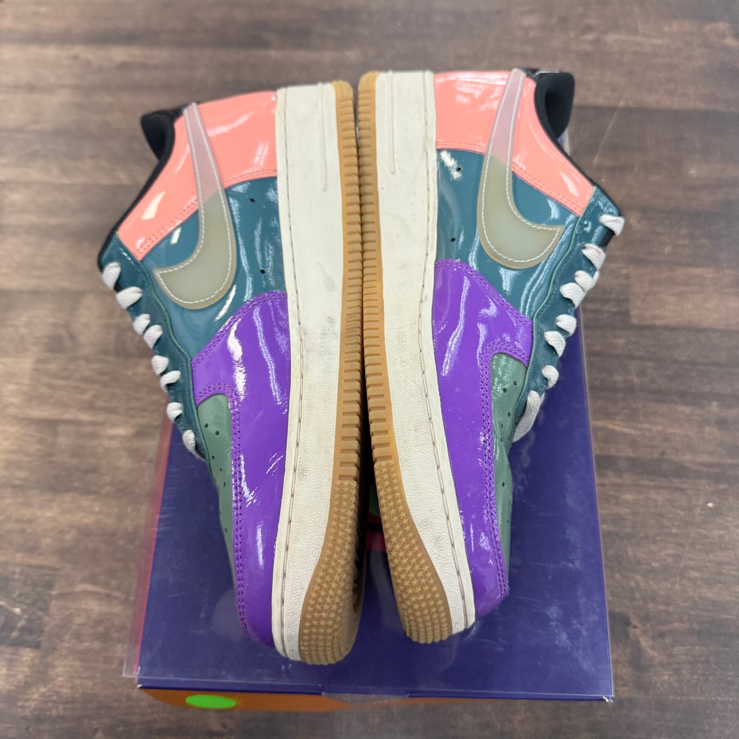 Multi Patent Wild Berry Undefeated Air Force 1 Low (USED)
