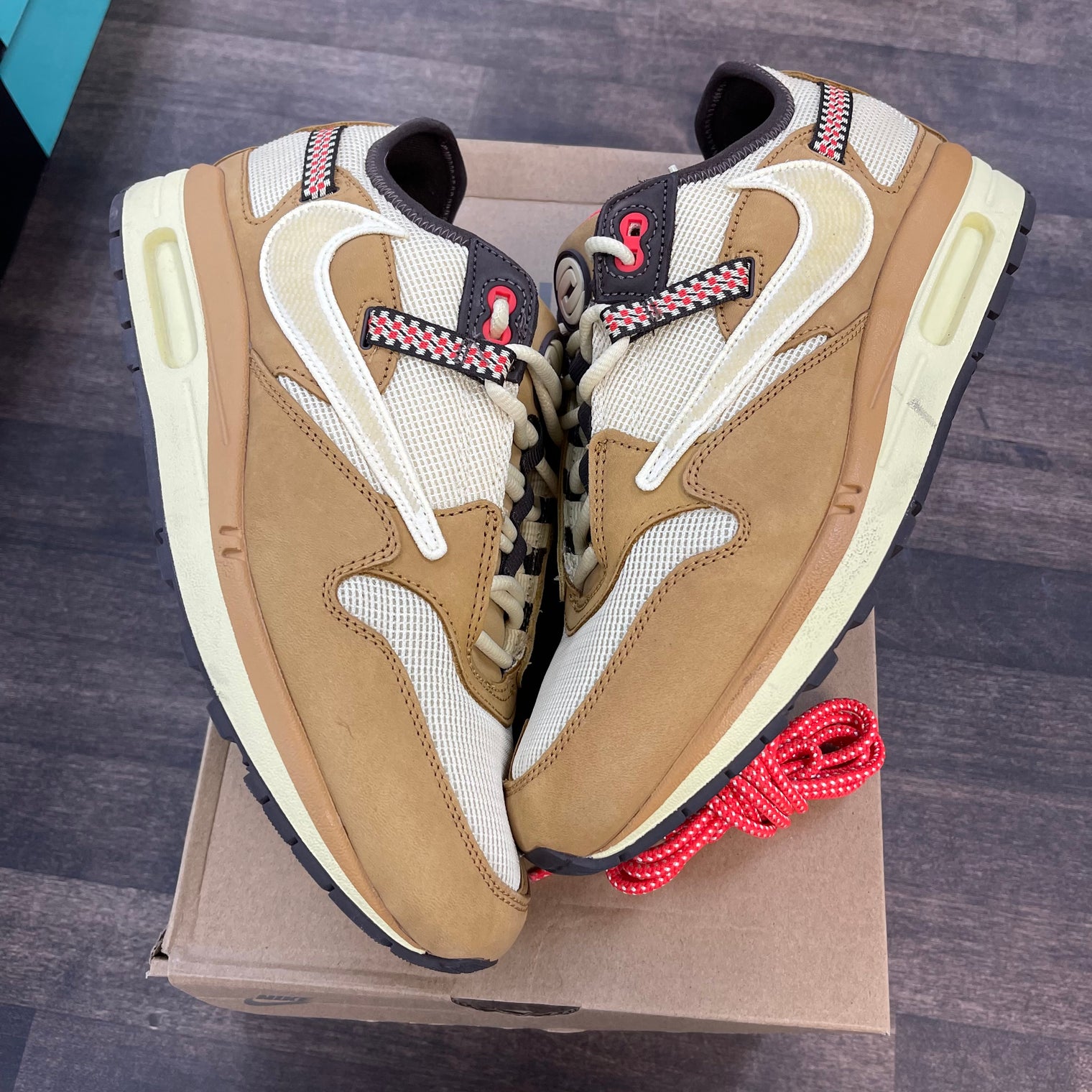 Travis Air Max 1 Wheat Lemon Drop (USED)