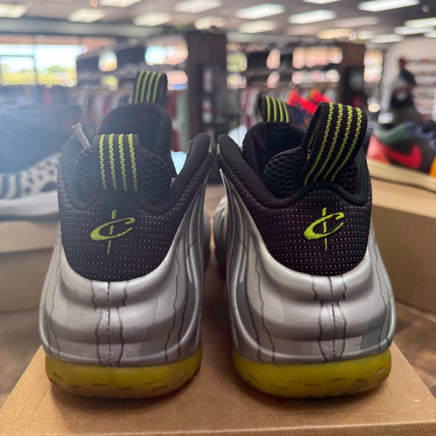 Volt Camo Foamposite One (USED, No Box)