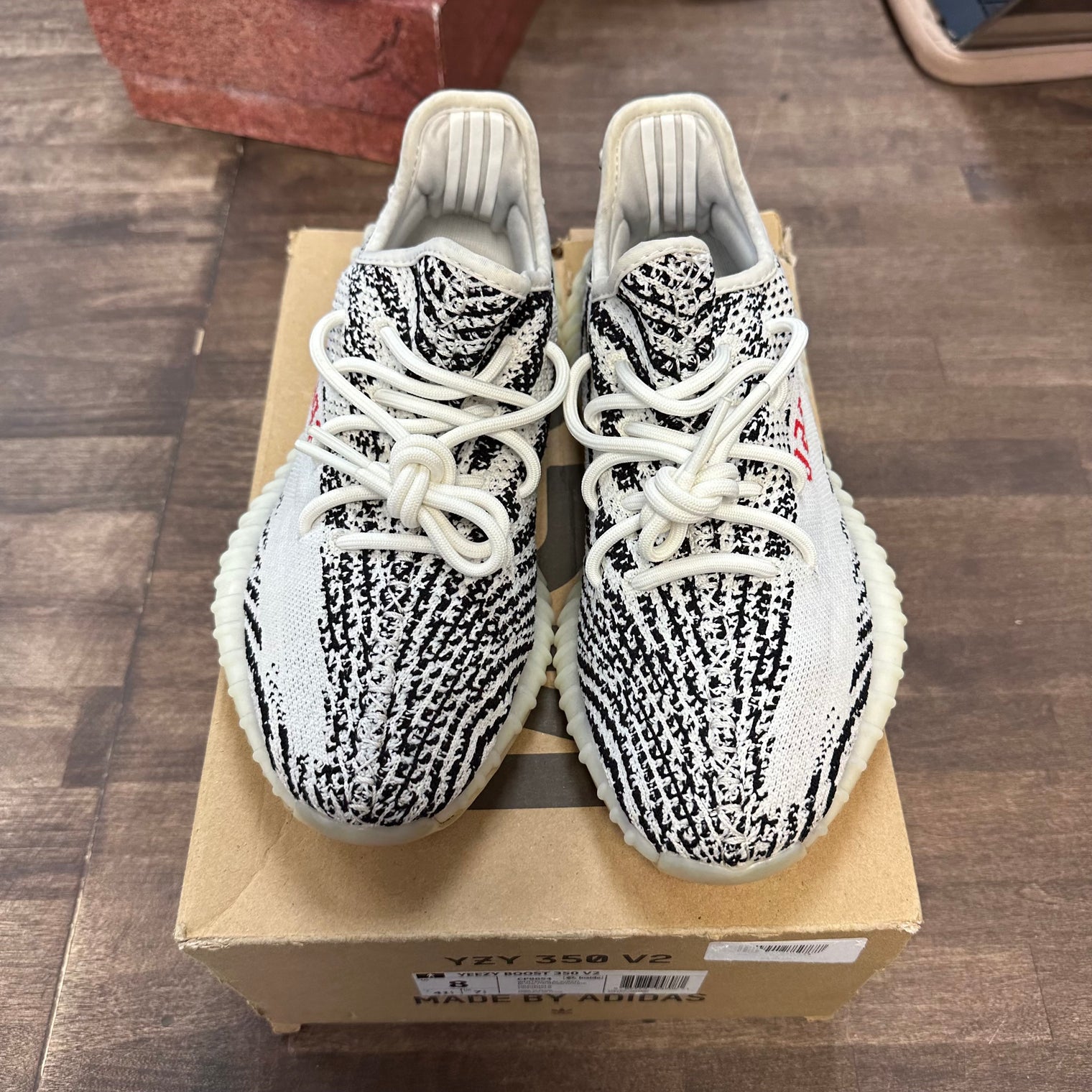 Zebra Yeezy Boost 350 (USED)