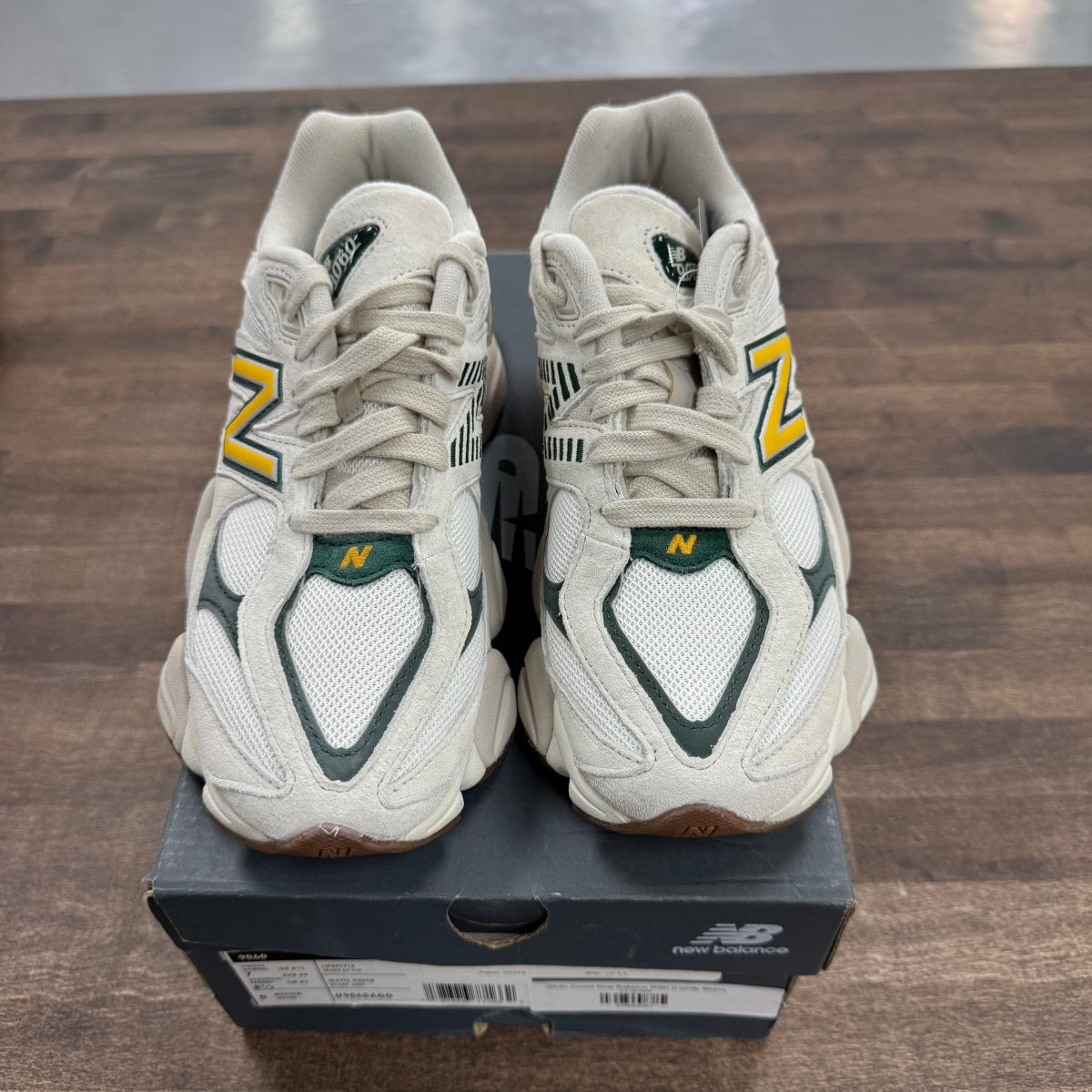 New Balance 9060 White Green - Image 3