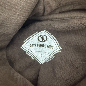 Cactus Jack by Travis Scott x Sp5der Days Before Rodeo Hoodie 'Brown' Size L (Pre-Owned) - Image 3