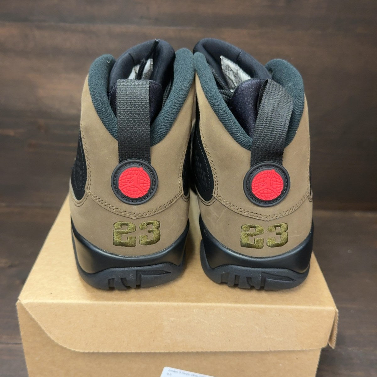 Jordan 9 Retro Olive (2024) Size 9.5 (Pre-Owned) - Image 5