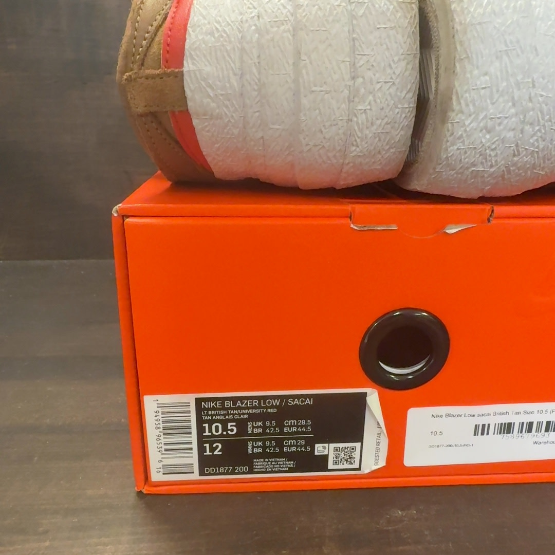 Nike Blazer Low sacai British Tan - Image 16