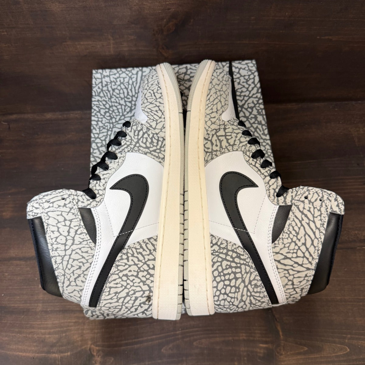 Jordan 1 Retro High OG White Cement - Image 4