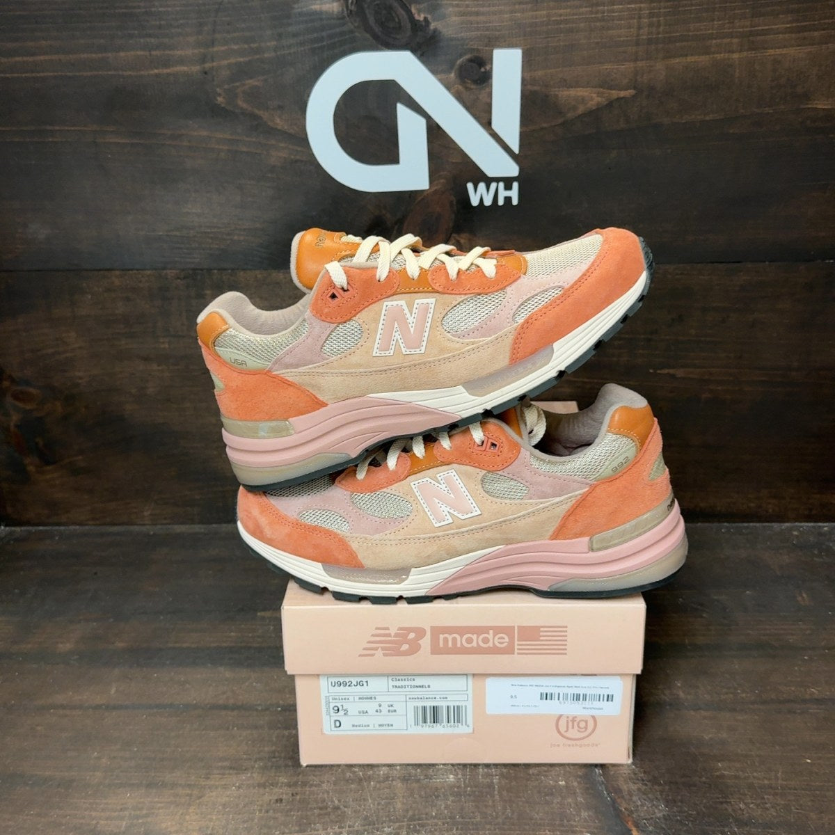New Balance 992 MiUSA Joe Freshgoods Aged Well - Image 1
