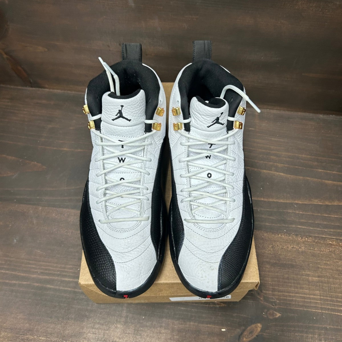 Jordan 12 Retro Taxi (2025) Size 10.5 (Pre-Owned) - Image 3