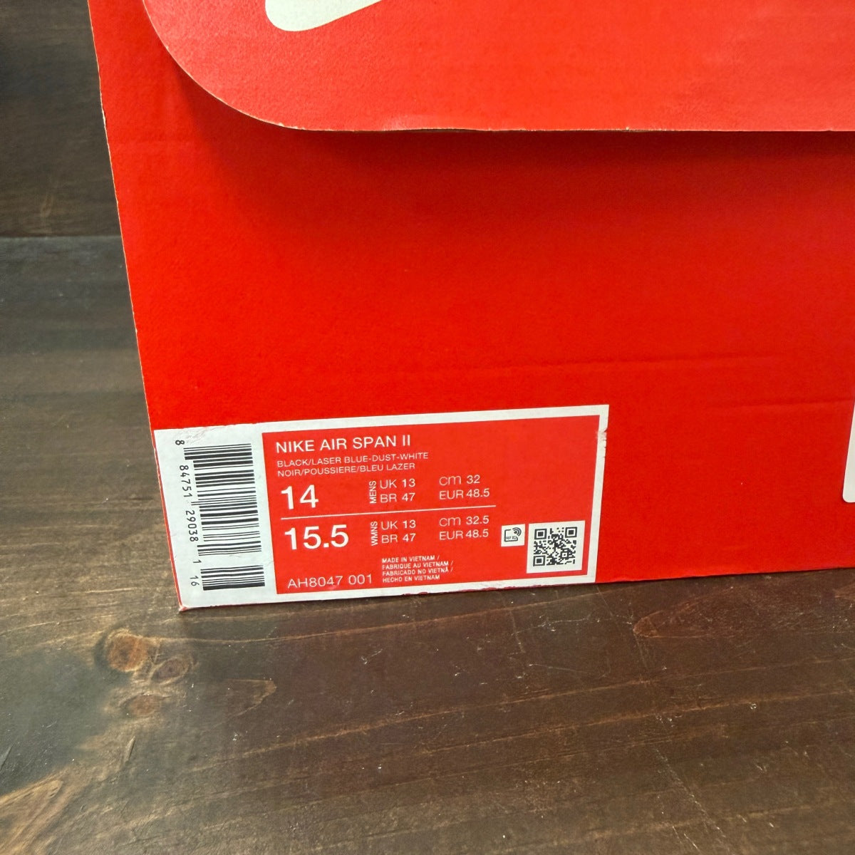 Nike Air Span 2 Laser Blue - Image 8