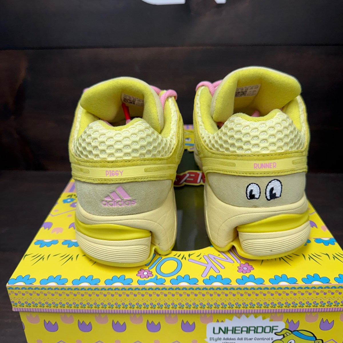 adidas Adistar Control 5 Unheardof Pork Chop Piggy Runner 2.0 Cheeseburger Size 11.5 (Pre-Owned) - Image 5