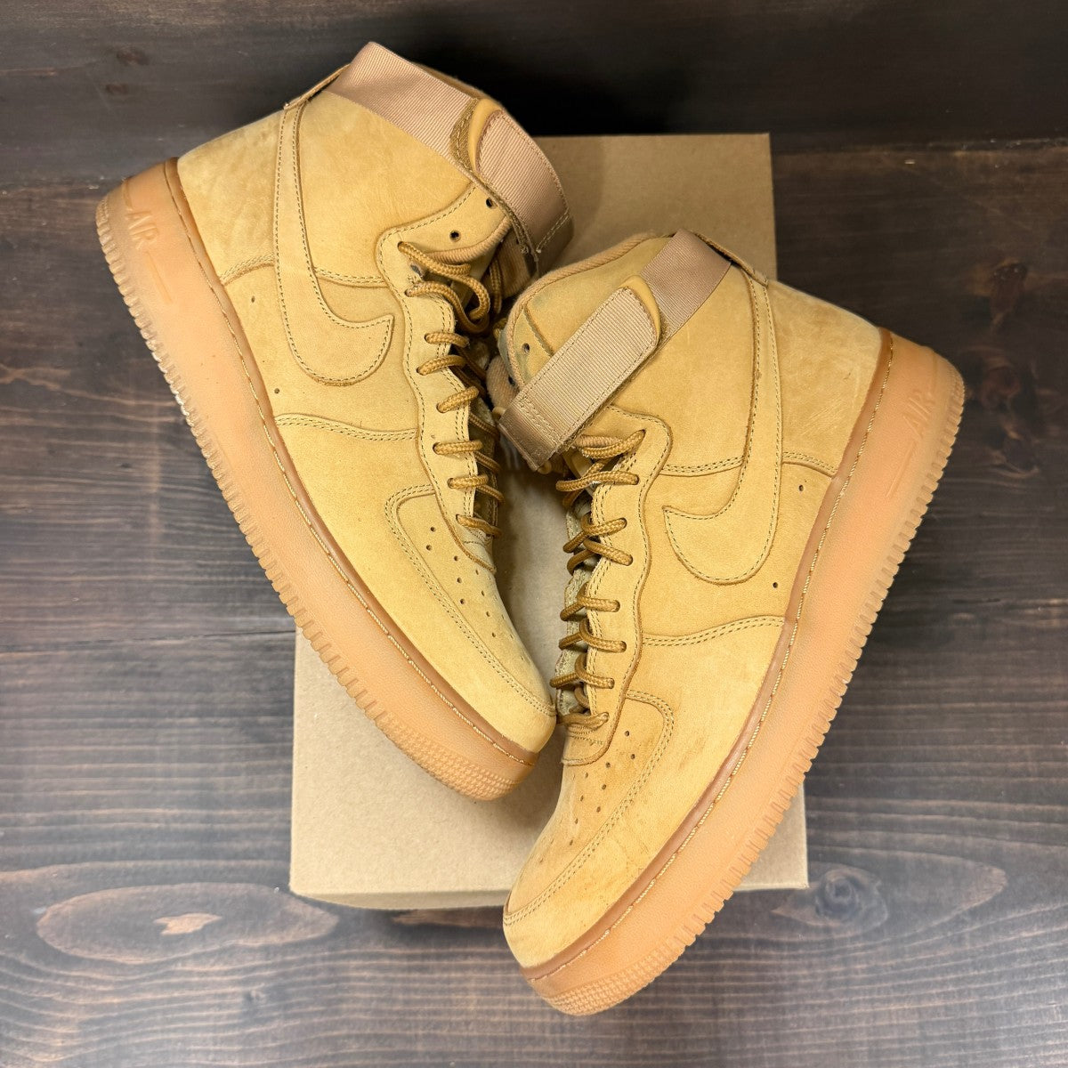 Nike Air Force 1 High Wheat (2015) Size 11 (Pre-Owned) - Image 2