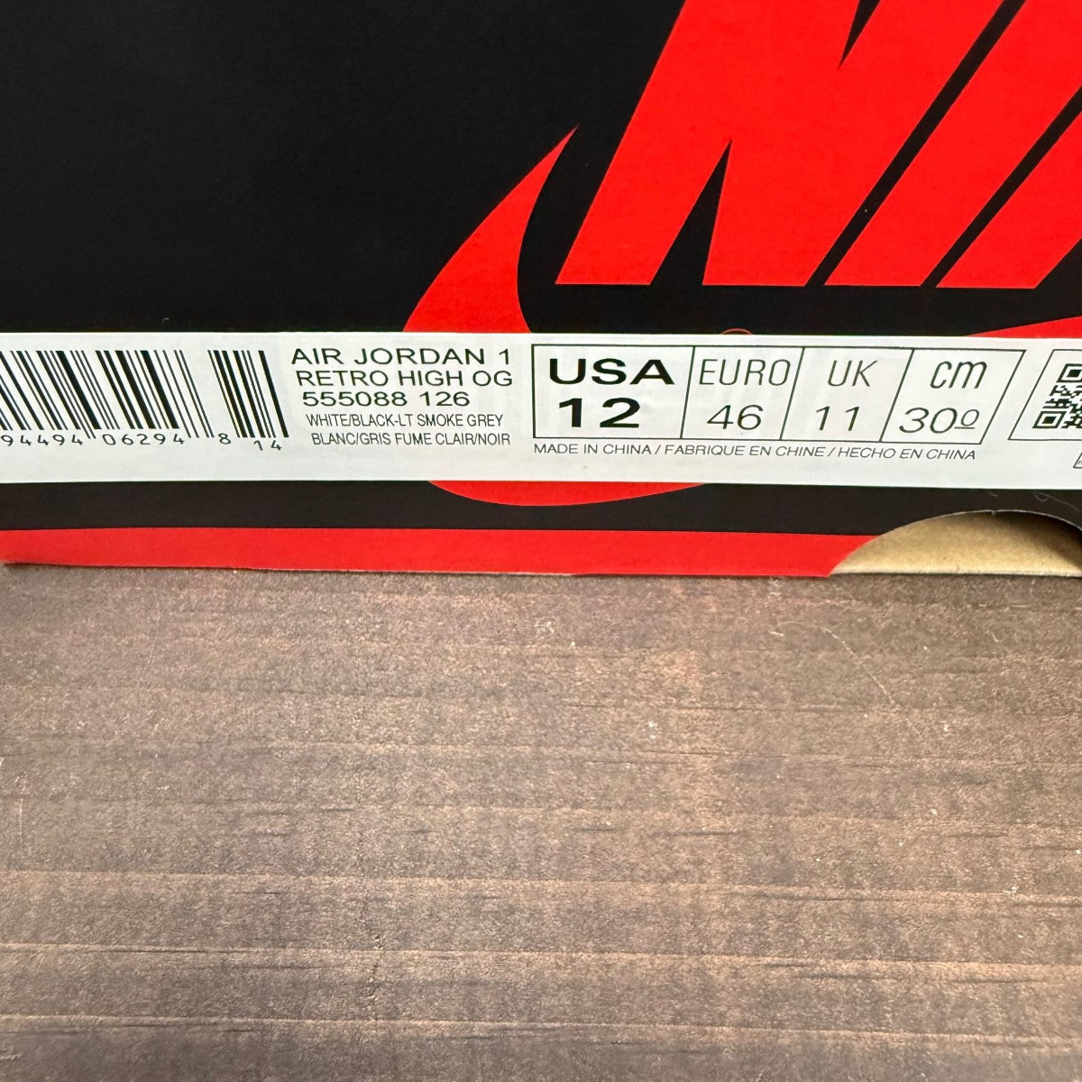 Jordan 1 Retro High Light Smoke Grey - Image 7
