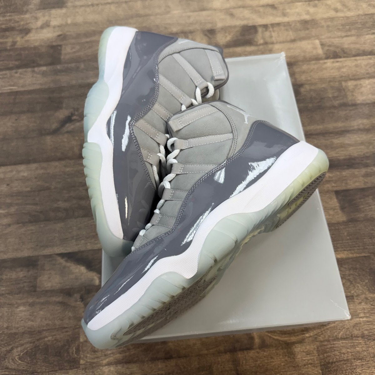 Jordan 11 Retro Cool Grey (2021) Size 10 (Pre-Owned) - Image 1