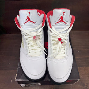 Jordan 5 Retro Fire Red Silver Tongue (2020) - Image 2