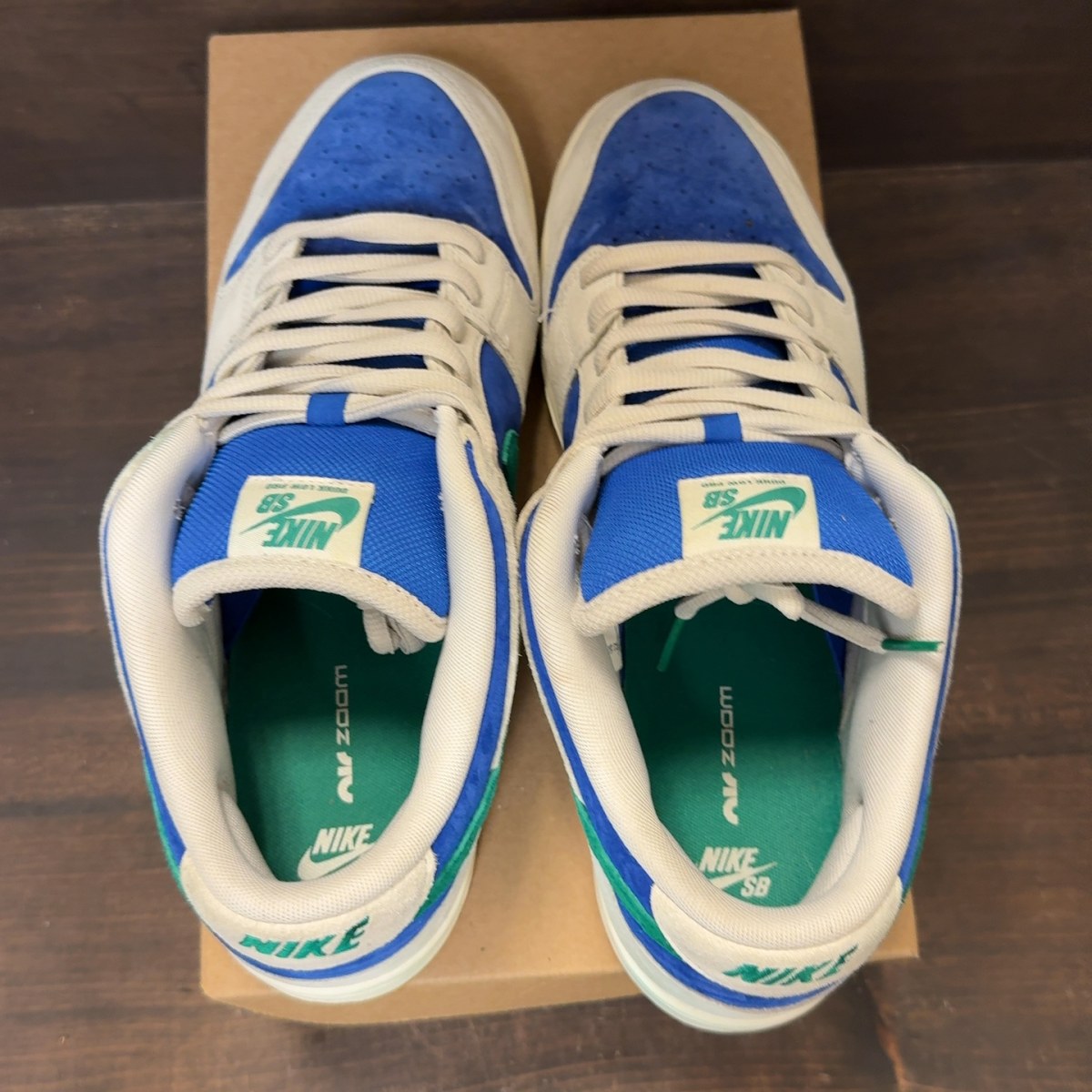 Nike SB Dunk Low Hyper Royal Malachite Size 12 (Pre-Owned) - Image 5