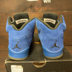 Jordan 5 Retro Blue Suede (GS) - Image 4