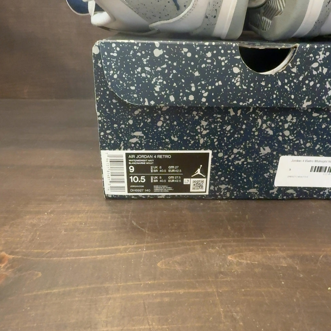 Jordan 4 Retro Midnight Navy - Image 8