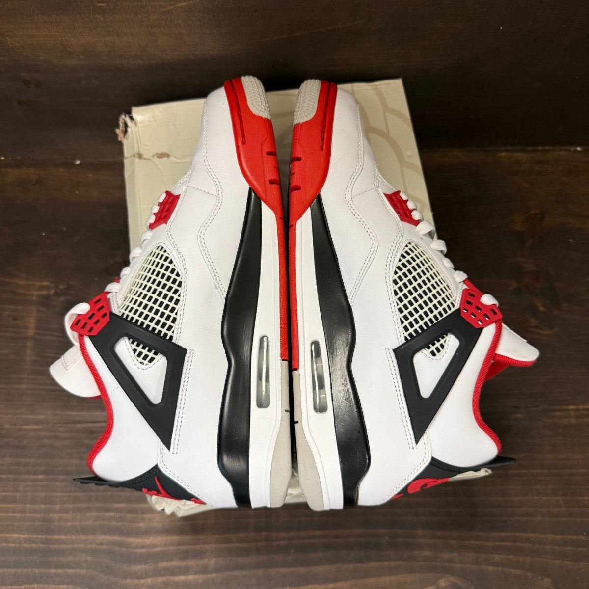 Jordan 4 Retro Fire Red (2020) Size 9.5 (Pre-Owned) - Image 6