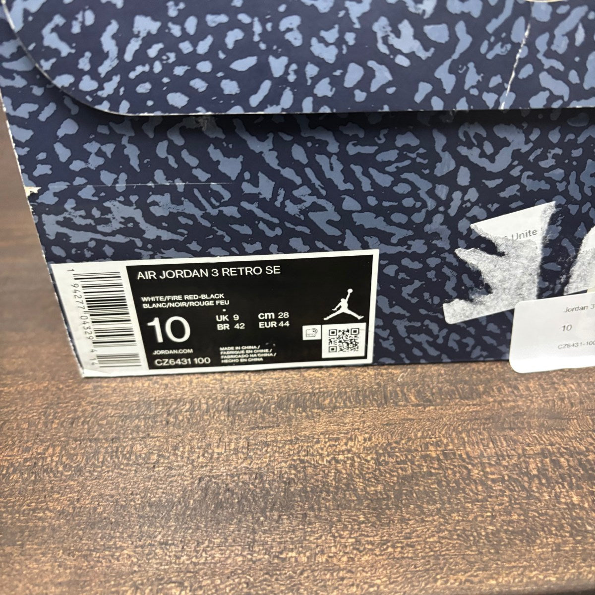 Jordan 3 Retro SE Fire Red Denim (2020) - Image 7