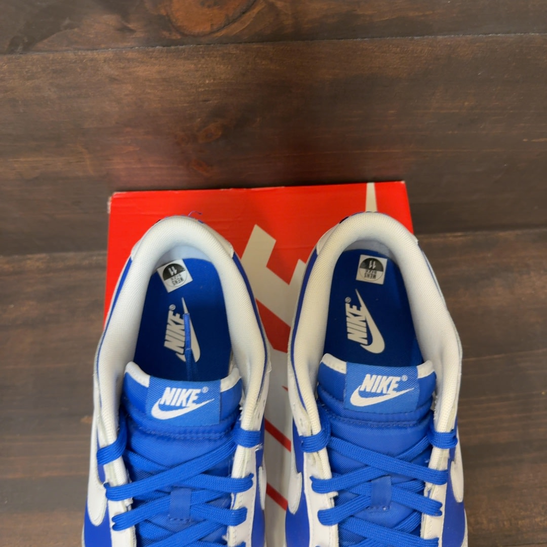 Nike Dunk Low Racer Blue White - Image 4