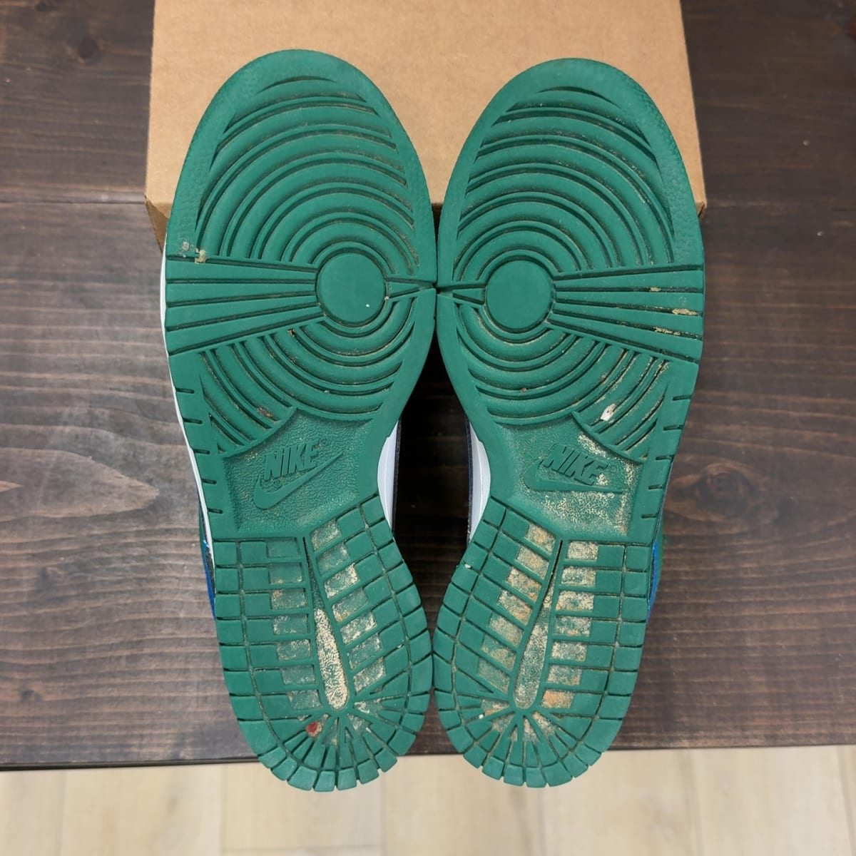 Nike Dunk Low White Malachite (GS) Size 7Y (Pre-Owned) - aux