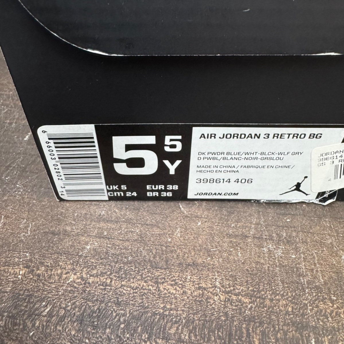 Jordan 3 Retro Powder Blue (GS) - Image 7