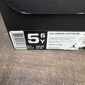 Jordan 3 Retro Powder Blue (GS) - Image 7