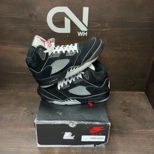 Jordan 5 Retro OG Black Metallic Reimagined Size 11.5 (Pre-Owned) - front