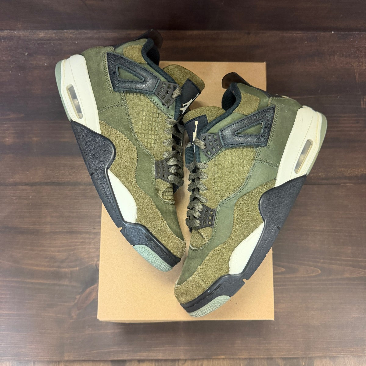 Jordan 4 Retro SE Craft Medium Olive Size 9 (Pre-Owned) - Image 2
